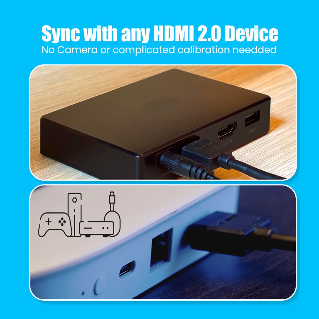 Philips LightTheatre HDMI Sync Box with TV Strip | Syncs Lights with Movies, Games & Music | HDMI 2.0, 4K 60Hz | RGBIC LED Strip for 55–65” TVs | App & Voice Control | Alexa & Google Compatible - Magic DealsLED StripsMagic DealsMagic DealsPhilips LightTheatre HDMI Sync Box with TV Strip | Syncs Lights with Movies, Games & Music | HDMI 2.0, 4K 60Hz | RGBIC LED Strip for 55–65” TVs | App & Voice Control | Alexa & Google Compatible8led light