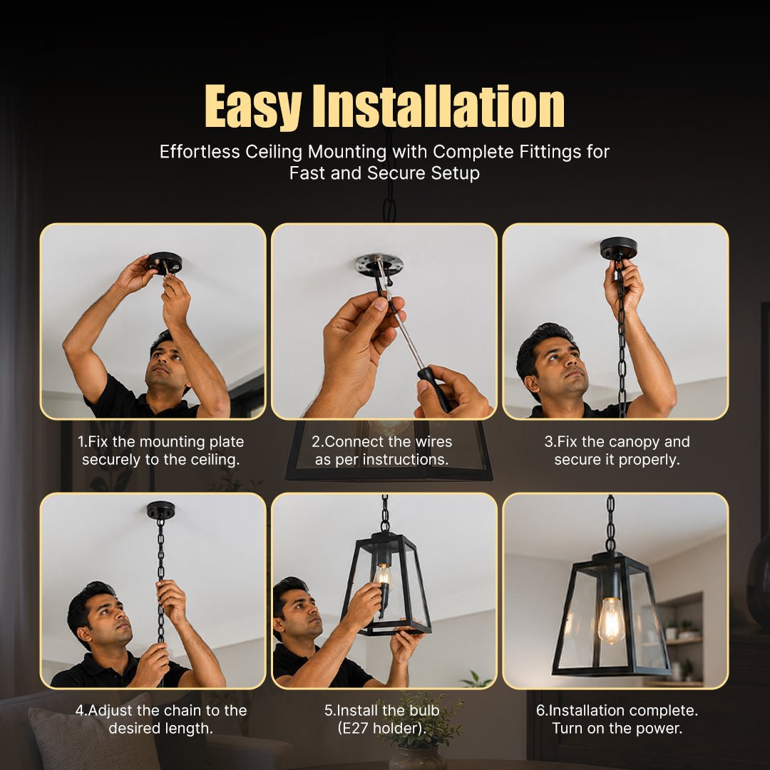 PHILIPS Serene 12W Pendant Light | Black Aluminium Hanging Lamp with Clear Diffuser | E27 Modern Ceiling Light for Dining, Living Room & Bedroom | Pack of 1 - Magic DealsPendant LightMagic DealsMagic DealsPHILIPS Serene 12W Pendant Light | Black Aluminium Hanging Lamp with Clear Diffuser | E27 Modern Ceiling Light for Dining, Living Room & Bedroom | Pack of 1612w pendant light