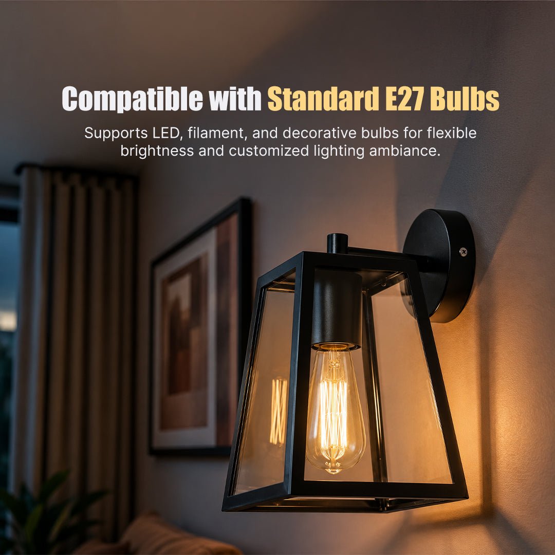 Philips Serene Wall Light | Clear Glass Shade | Decorative Wall Fixture | E27 Base | Modern Ambient Lighting for Living Room, Bedroom & Hallway - Magic DealsWall LightMagic DealsMagic DealsPhilips Serene Wall Light | Clear Glass Shade | Decorative Wall Fixture | E27 Base | Modern Ambient Lighting for Living Room, Bedroom & Hallway5led light