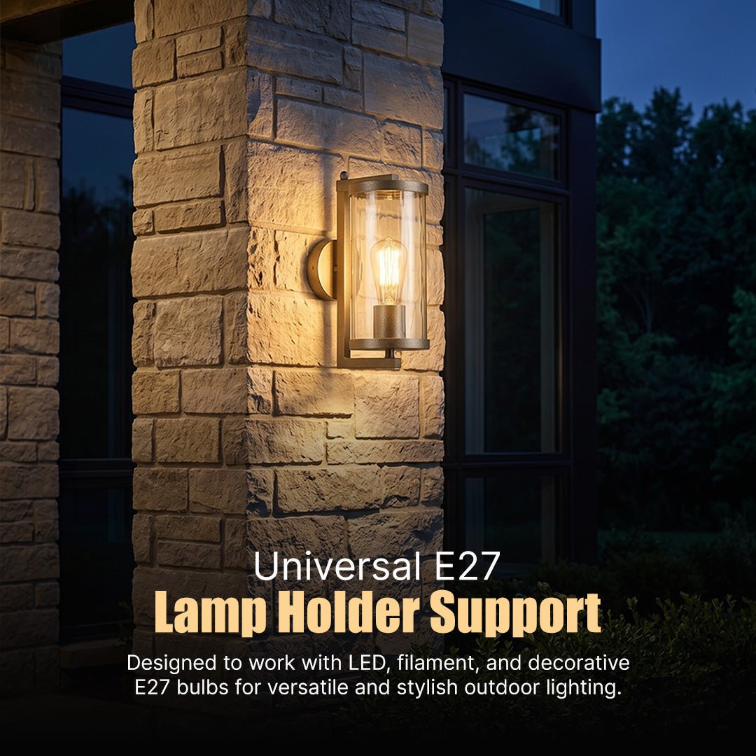 Philips Zenith Outdoor Wall Light | Gold & Amber Finish | E27 Base | IP65 Weather - Resistant Decorative Exterior Fixture | Modern Ambient Lighting - Magic DealsWall LightMagic DealsMagic DealsPhilips Zenith Outdoor Wall Light | Gold & Amber Finish | E27 Base | IP65 Weather - Resistant Decorative Exterior Fixture | Modern Ambient Lighting3outdoor
