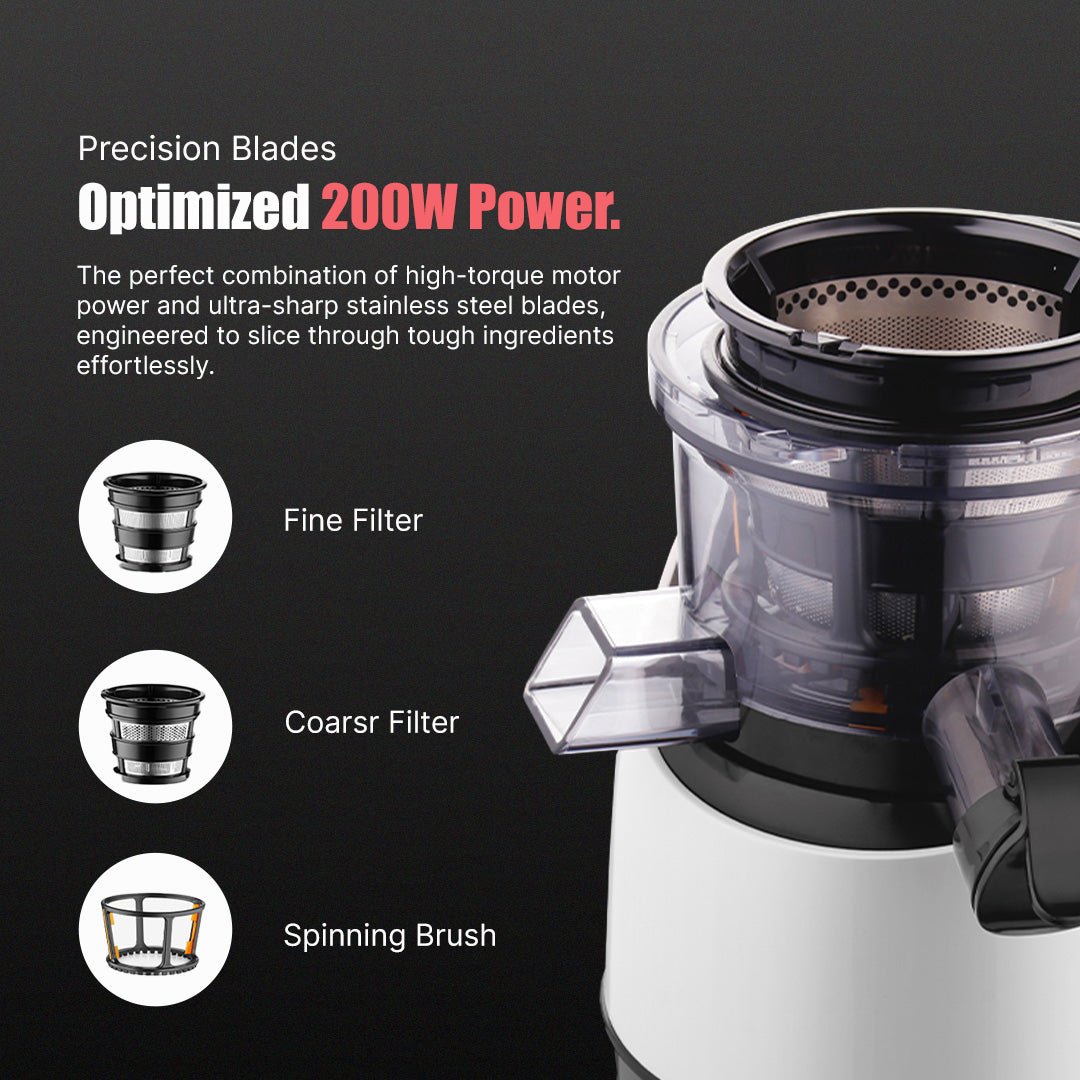 Usha CPJ 382F NutriPress Cold Press Juicer with Full Mouth Feeding Tube, 200 Watt (Black & White) - Magic DealsJuicer MixerMagic DealsMagic DealsUsha CPJ 382F NutriPress Cold Press Juicer with Full Mouth Feeding Tube, 200 Watt (Black & White)6cpj juicer mixer