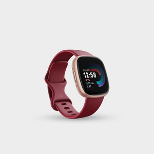 Fitbit Versa 4 Fitness Watch (Beet Juice Aluminium)