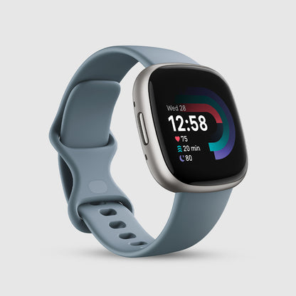 Fitbit Versa 4 Fitness Watch (Blue Aluminium)