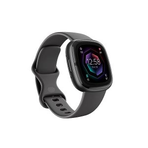 Fitbit-Sense-2-Health-Fitness-Watch-Shadow-Grey-Graphite-Aluminium-FB521BKGB